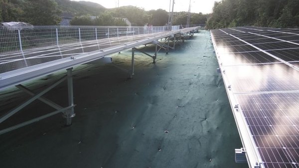 画像13: ハットク® 防草シート 幅2m×50m 100平米 不織布 耐久10年  PET素材 350g/m2  透水性  厚み約1.6mm (13)