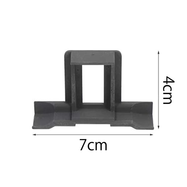 画像2: ソーラーパネル用排水クリップ 厚み40mm用 10個 100個 排水バックル 実用的な太陽光パネル排水クランプ 太陽光パネル排水クリップ (2)