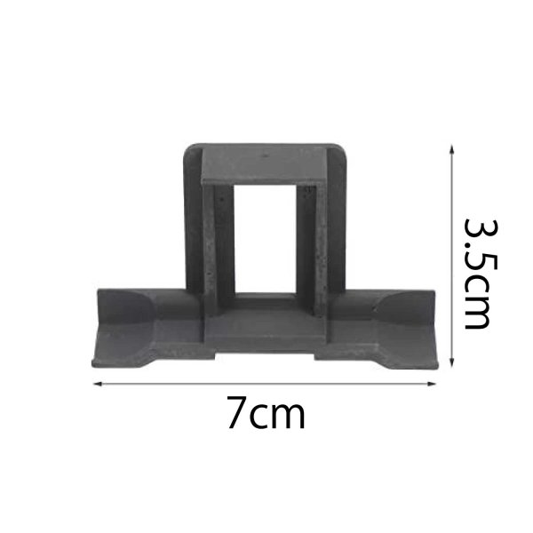 画像2: ソーラーパネル用排水クリップ  厚さ35mm用 10セット 100セット 実用的な太陽光パネル排水クランプ 太陽光パネル排水クリップ (2)