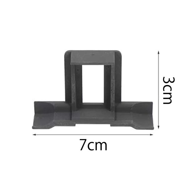 画像2: ソーラーパネル用排水クリップ 厚さ30mm用 10セット 排水バックル 実用的な太陽光パネル排水クランプ 太陽光パネル排水クリップ　 (2)