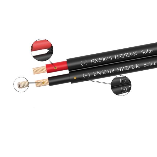 画像5: DC 1500V ソーラーケーブル 太陽光ケーブル  4SQ 6SQ 100m 500m 1000m 太陽光発電用  EN 50618  (5)