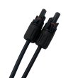 画像3: 1500V 2in1ケーブル 分岐ケーブル 2組セット 両側MC4型 オスメスセット コネクタ付 太陽光発電用 ソーラーパネル 電線 (3)