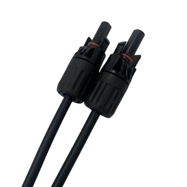 画像3: 1500V 2in1ケーブル 分岐ケーブル 2組セット 両側MC4型 オスメスセット コネクタ付 太陽光発電用 ソーラーパネル 電線 (3)